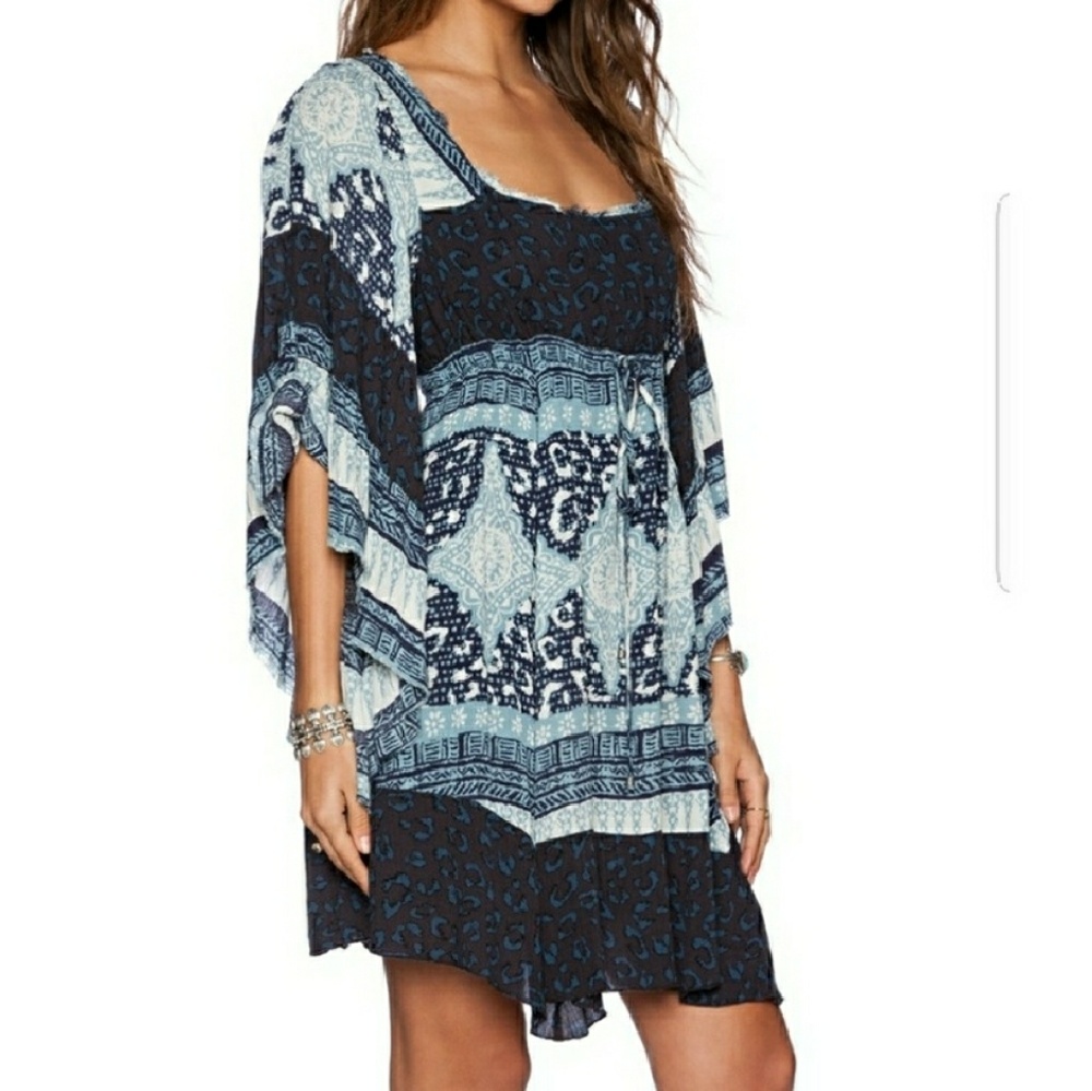 Free People heart of gold hippie boho dress